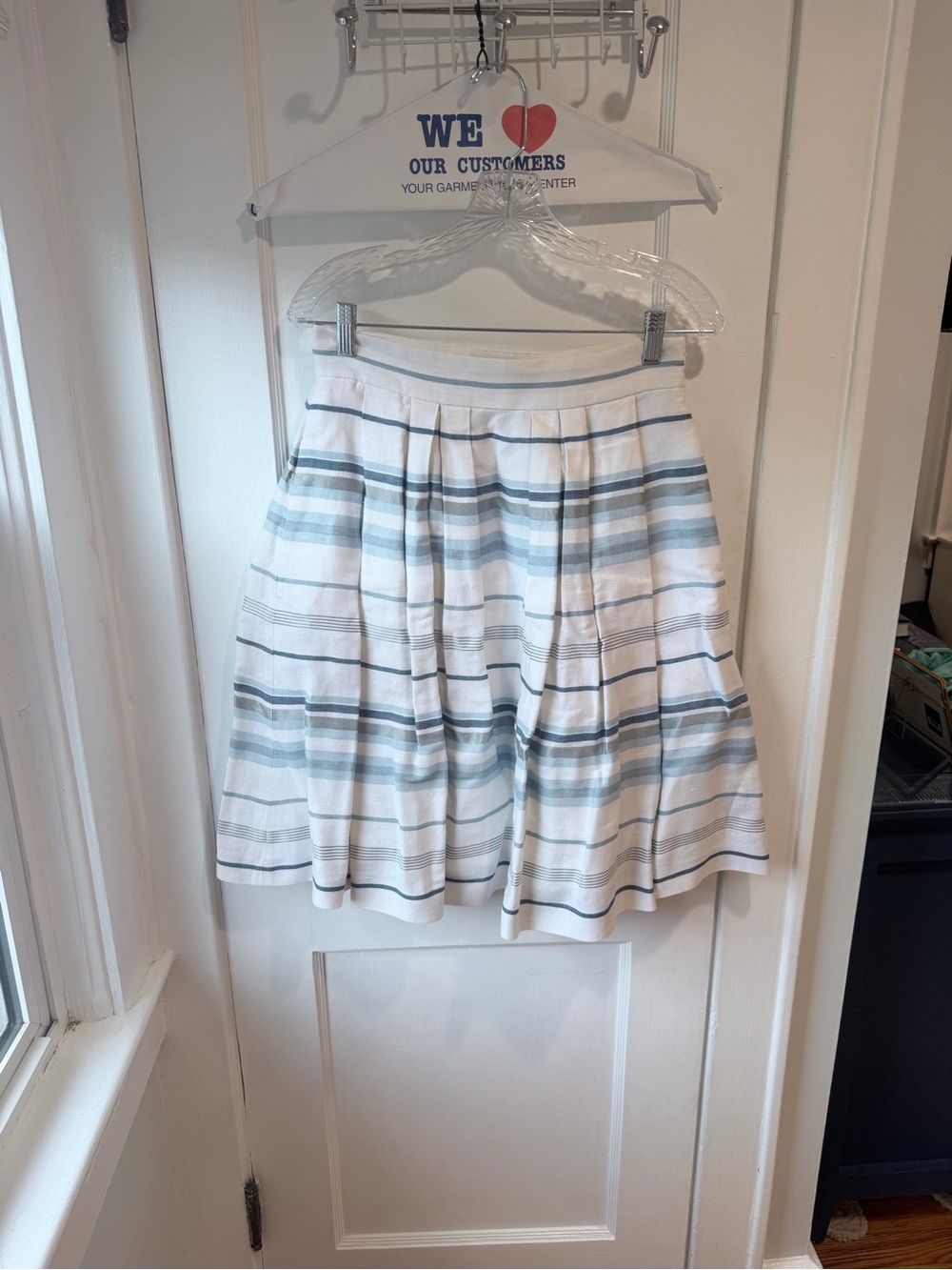 Brooks Brothers A-Line Linen Skirt